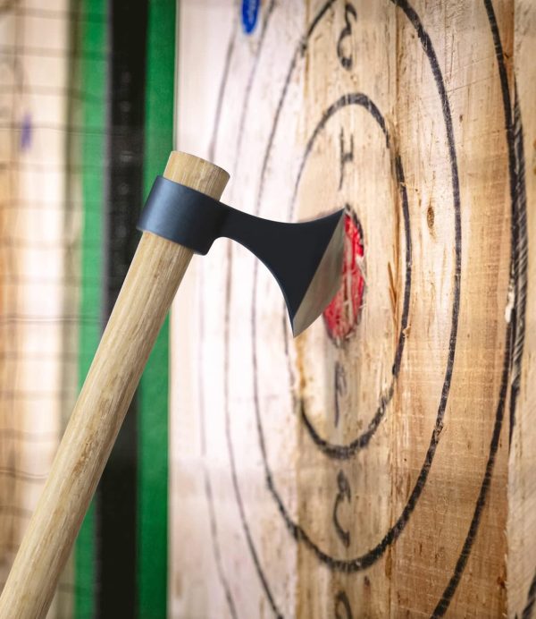 Throwing Axes, 16.2-inch Throwing Tomahawks High Carbon Steel & Wooden Handle, for Axe Throwing Recreation and Competition - Image 4