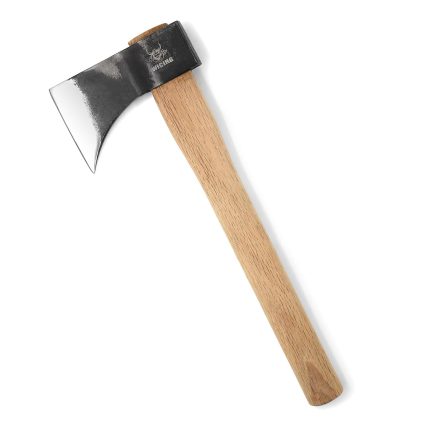 15.7" Throwing Axe, 1065 Manganese Steel Throwing Hatchet Beech Wood Handle for Axe Throwing Competitions